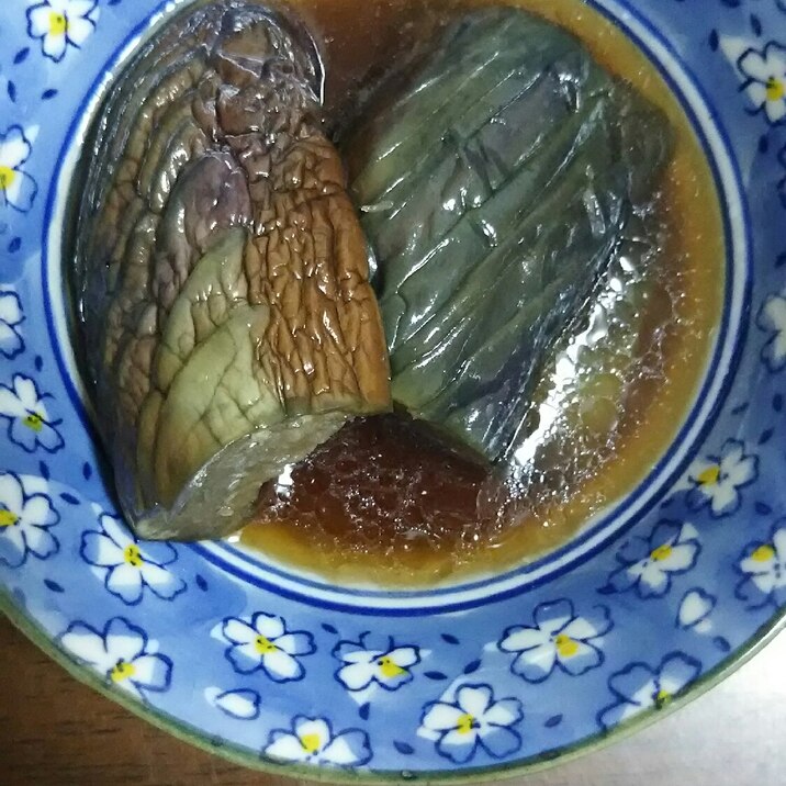 揚げ焼き茄子の煮浸し